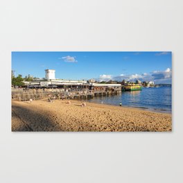 Manly Wharf, North Harbour, Sydney Canvas Print