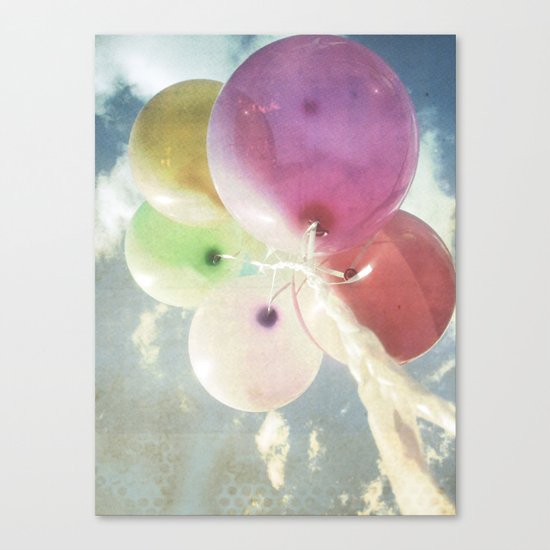 party balloons Canvas Print
