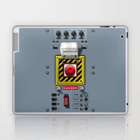 Launch console for nuclear missile Laptop & iPad Skin
