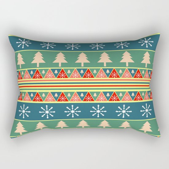 Christmas pattern II Rectangular Pillow