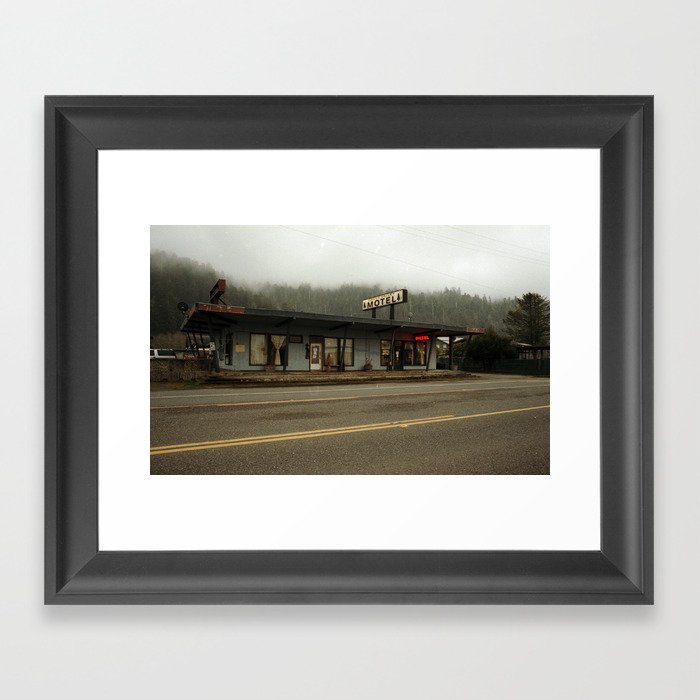 Green Valley Motel Framed Art Print