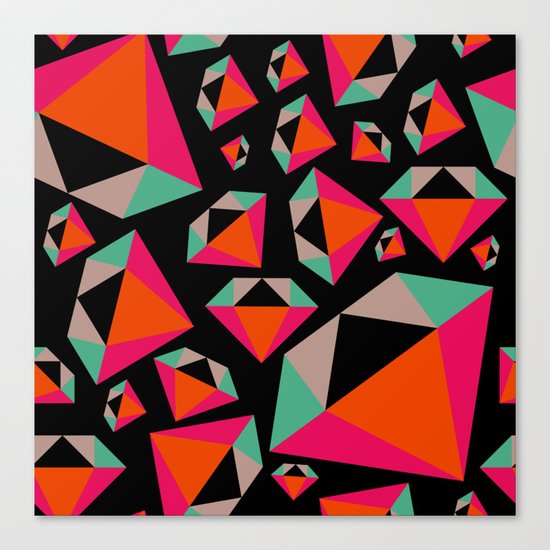 Diamonds Are A Girl's Best Friend Canvas Print