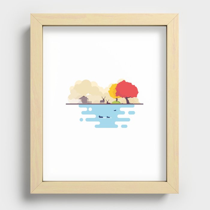 The Great Outdoors Recessed Framed Print