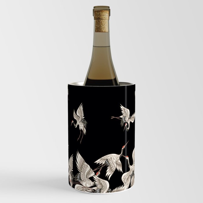 Japanese Flying Herons Wine Chiller