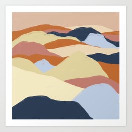 Desert Dunes 1 Art Print