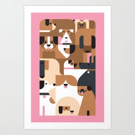 Doggos Art Print