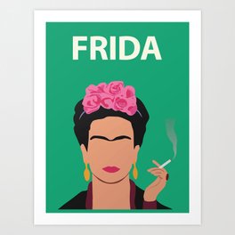 Frida Kahlo Poster Feminist Artwork Minimalist Art Print