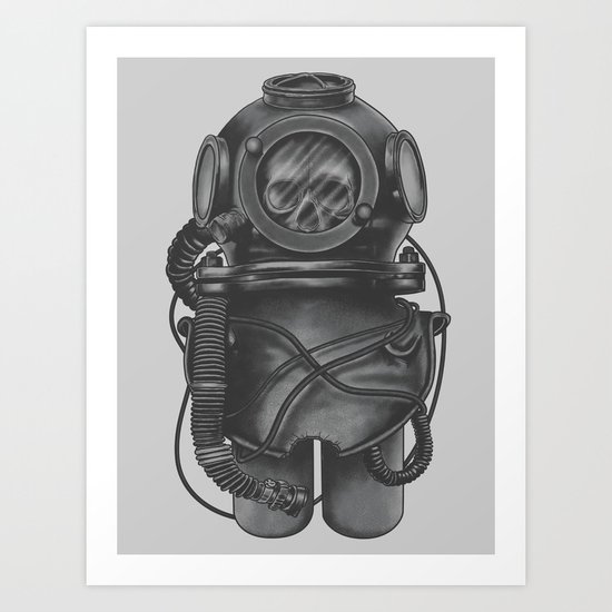The Dead Diver Art Print