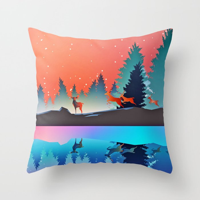 Wildlife store throw pillows