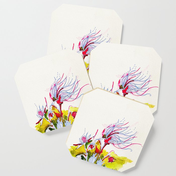 Floral Orchestra #12 [Old Man's Whiskers] Coaster