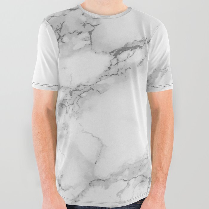 Marble All Over Graphic Tee