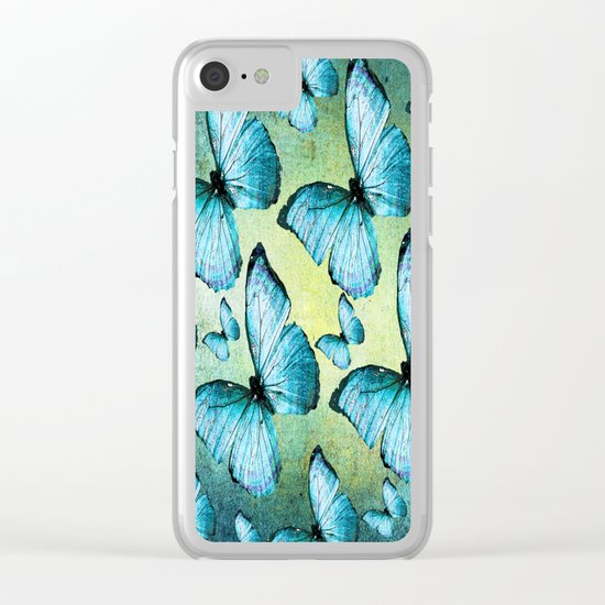 BUTTERFLY Clear iPhone Case