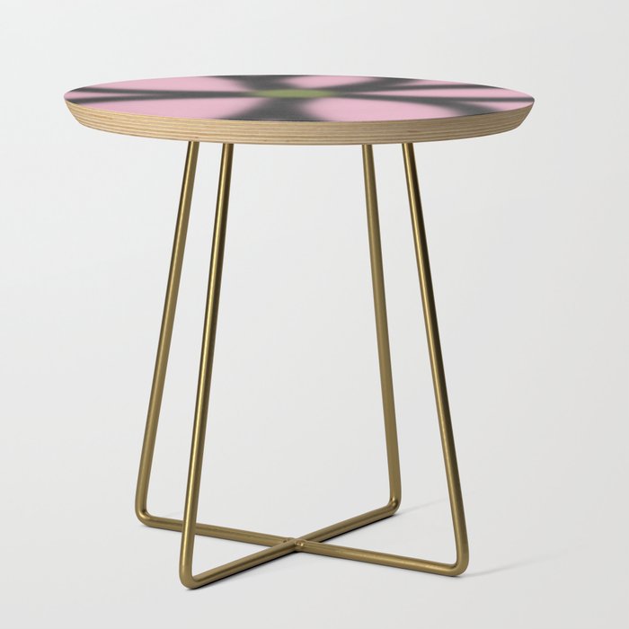 Blurred Retro Flower (Grainy Textured) Side Table