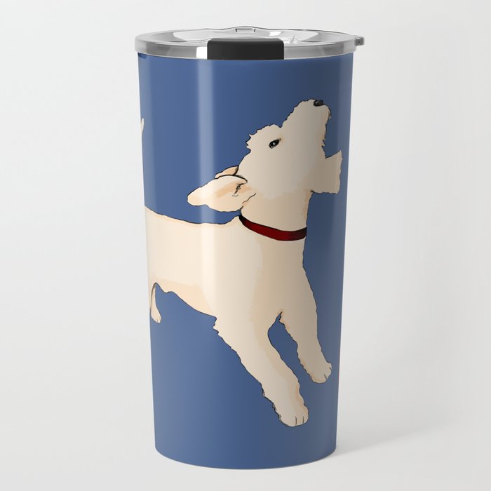 Terrier barking Travel Mug