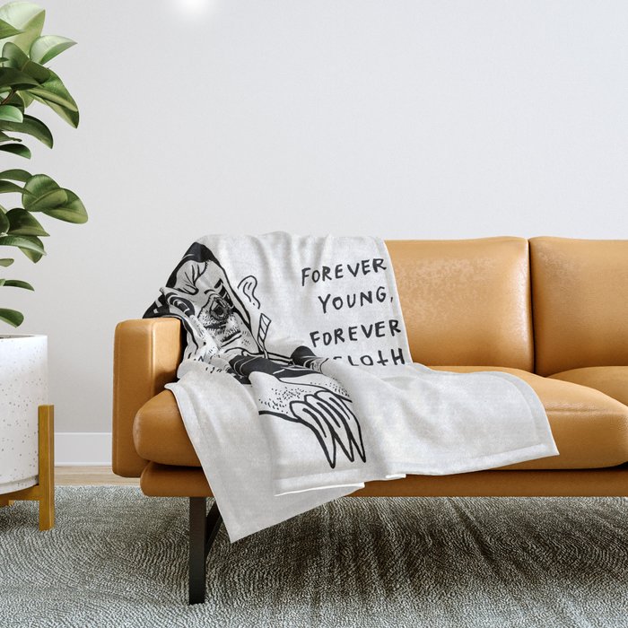 FOREVER YOUNG Throw Blanket