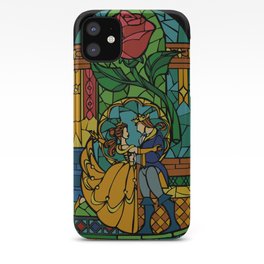 Beauty and The Beast - Stained Glass iPhone Case
