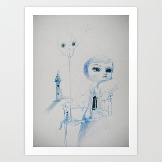 the haunting Art Print