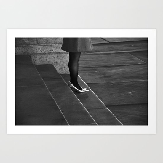 Waiting for Prince Charming (Five Minutes to Midnight) Art Print