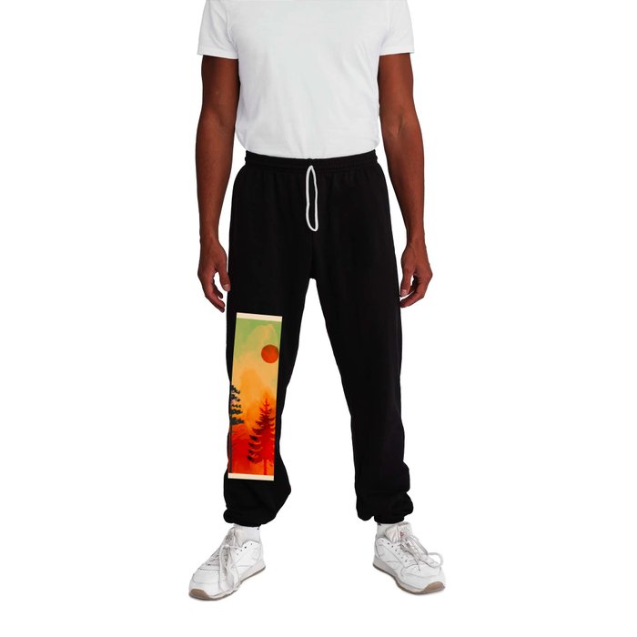 Forest in sunset  Sweatpants