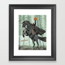 The Headless Horseman Framed Art Print