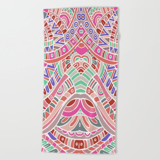 Multicultural variation Beach Towel