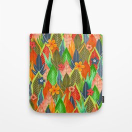 layers of leaves Tote Bag