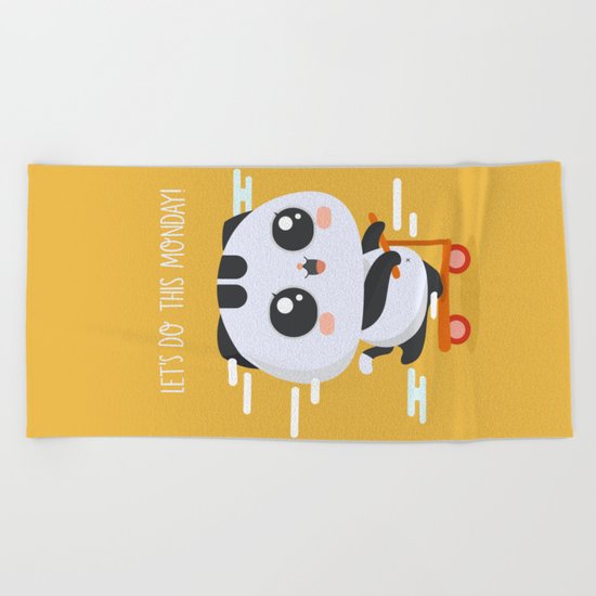 MEOWnday Beach Towel