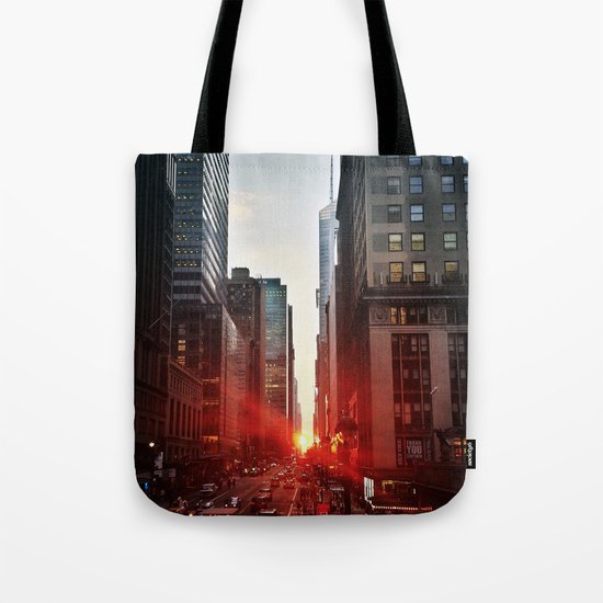 manhattan sunset 6 Tote Bag