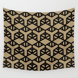 Black and Brown Shape Tile Pattern 2 Pairs DV 2022 Popular Colour There's No Place Like Home 0318 Wall Tapestry