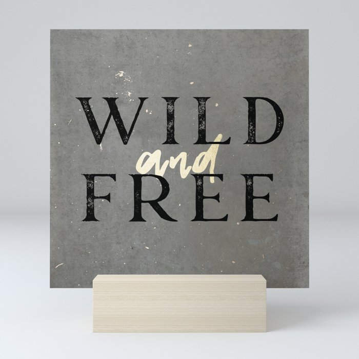 Wild and Free Mini Art Print