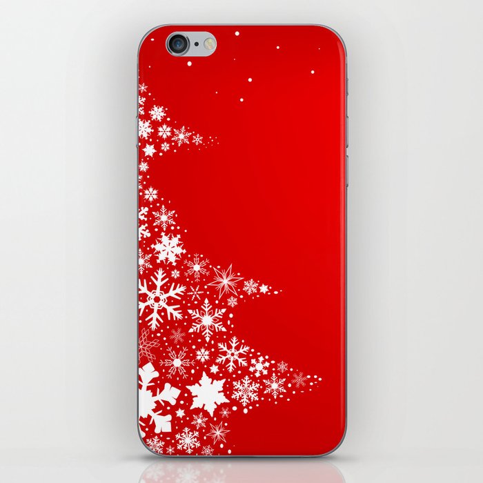 Red Christmas iPhone Skin