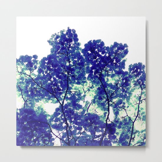 blue tree VIII Metal Print