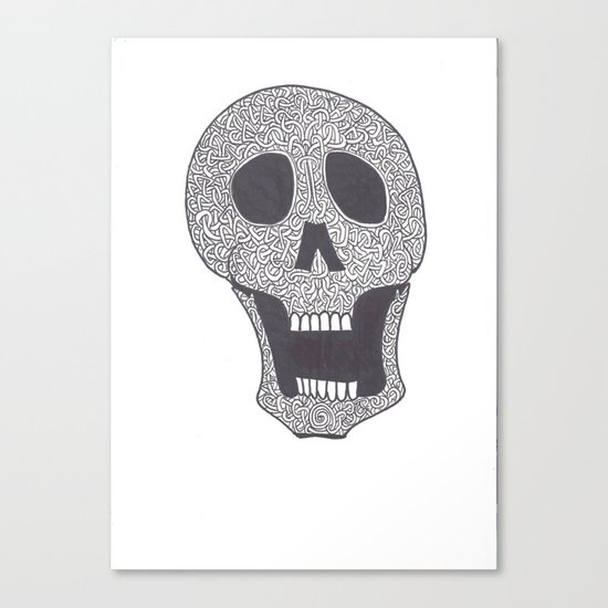 Celtic Skull Canvas Print