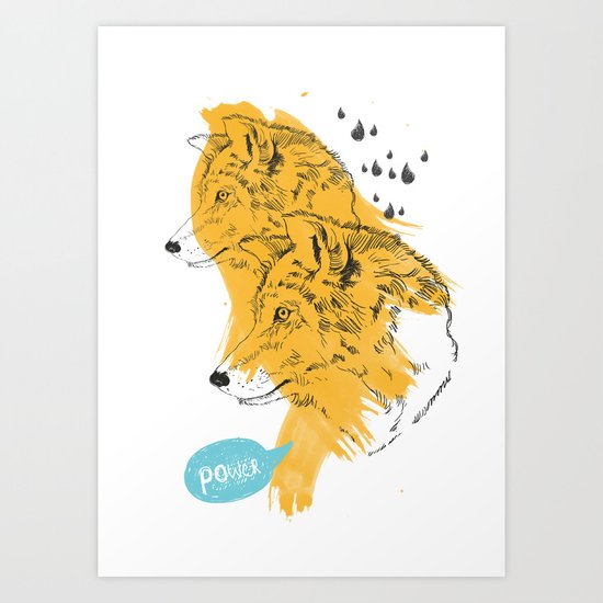 Wolves Art Print