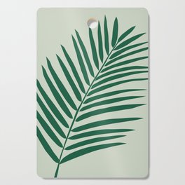 Palm Leaf Sage And Olive Green Cutting Board