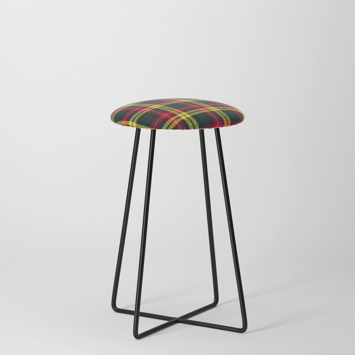 Clan Buchanan Tartan Counter Stool