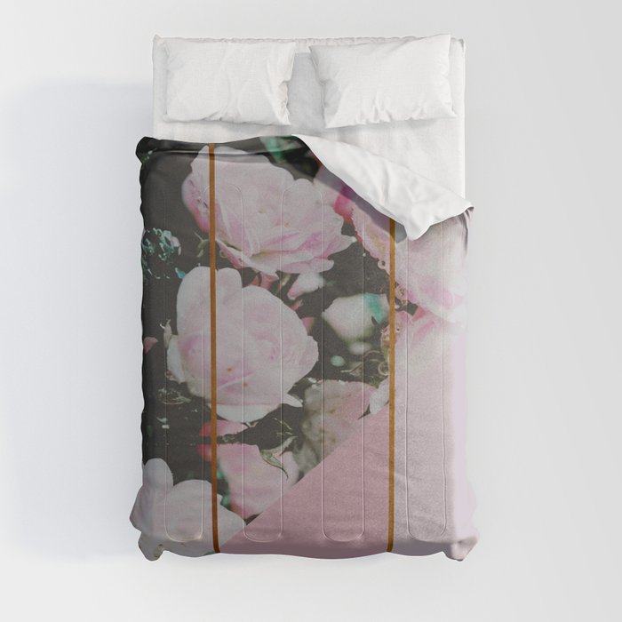 Pink Roses Palette Comforter
by ARTbyJWP | Society6