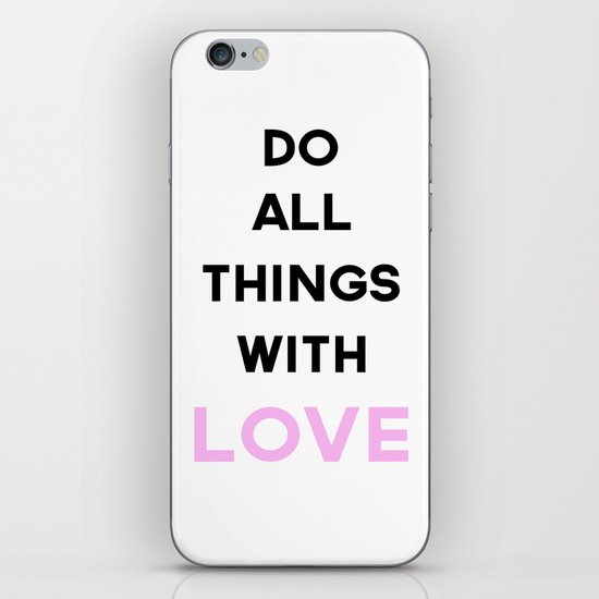 LOVE iPhone & iPod Skin