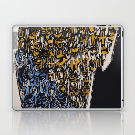 Abstract stone tablet 02 Laptop & iPad Skin