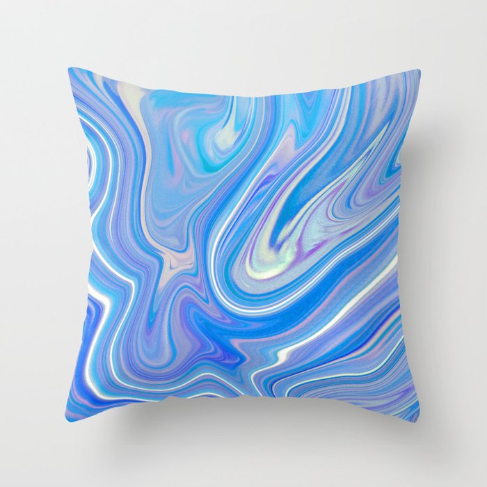 Marble Marbled Abstract Trendy Throw Pillow