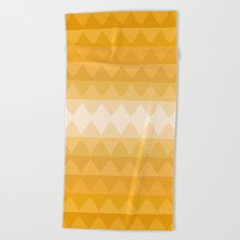 Geometric Pyramid Pattern LX Beach Towel