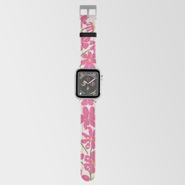 Hot Pink Flowers - Botany no2 Apple Watch Band