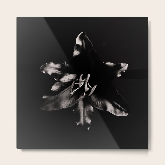 Gaping Black Metal Print
