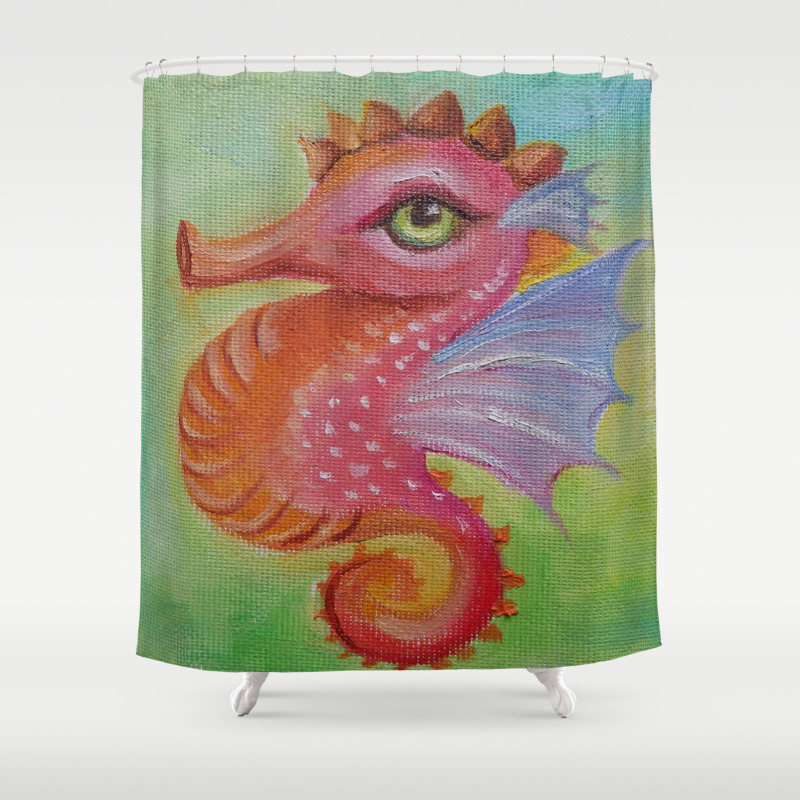 Baby Dragon Sea Horse Ice Cream Color Book Illustration For Kids