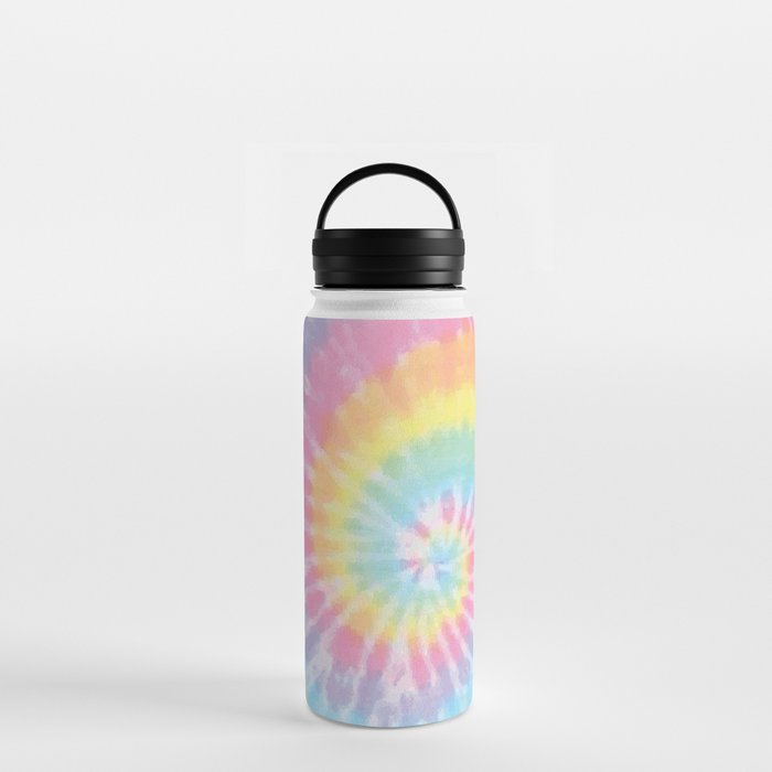 Pastel Tie Dye Water Bottle by Kate and Company | Society6