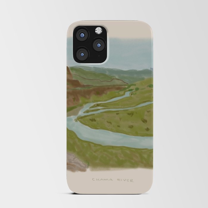 Chama River Sketch iPhone Card Case