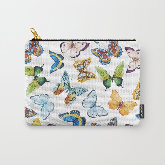 Butterfly Pattern 02 Carry-All Pouch