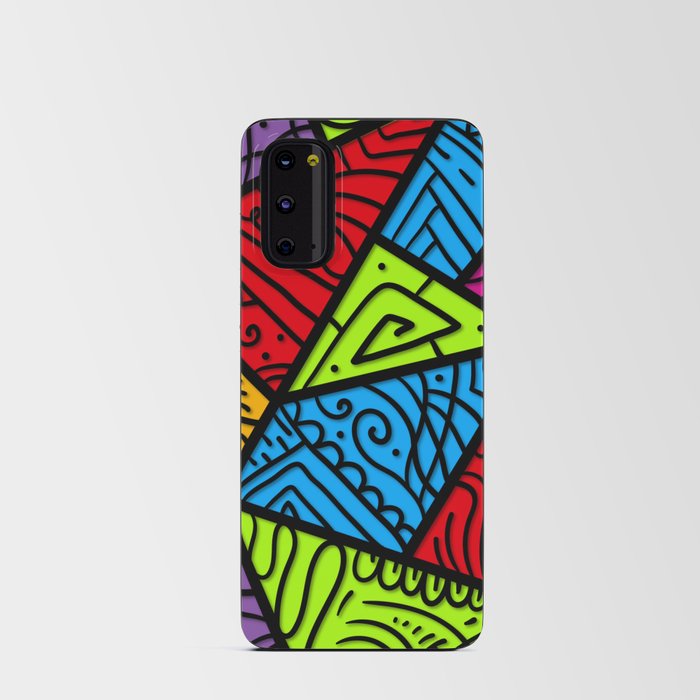 Colorful Funar Line Design Android Card Case