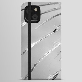 Abstract Geometric Broken Stripes iPhone Wallet Case