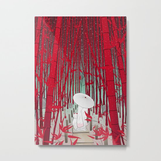 Yuki- onna Metal Print